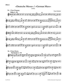German Mass D 872 by Schubert Franz for