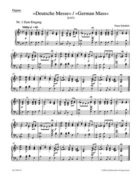 German Mass D 872 by Schubert Franz for