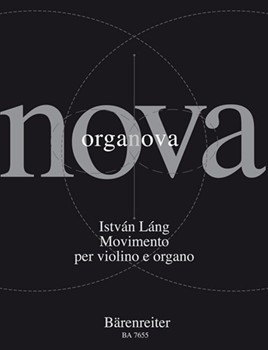 Movimento per Violino e organo (2001) by Lang Istvan for Org/V