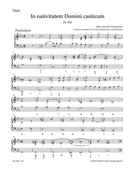 In nativitatem Domini canticum H. 416 by Charpentier Marc-Antoine for