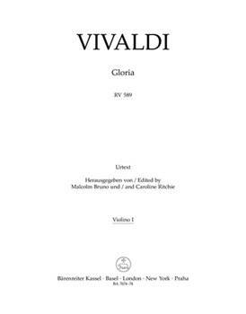 Gloria RV 589 by Vivaldi Antonio Lucio for Violin 1
