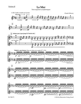 La Mer -three symphonic sketches- by Debussy Claude for
