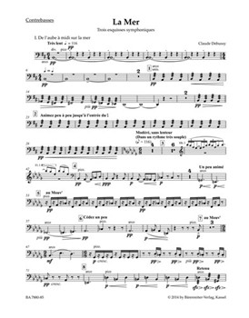 La Mer -three symphonic sketches- by Debussy Claude for