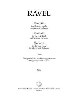 Concerto for the Left Hand for Piano and Orchestra by Ravel Maurice for