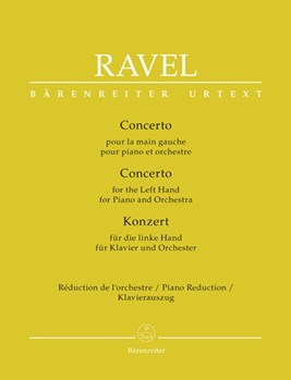 Concerto for the Left Hand for Piano and Orchestra by Ravel Maurice - Ravel Maurice - for Piano/Fl1/