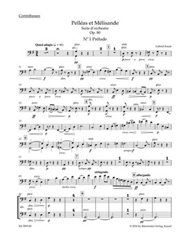 Pelleas et Melisande op. 80 -Suite for Orchestra- by Faure Gabriel for