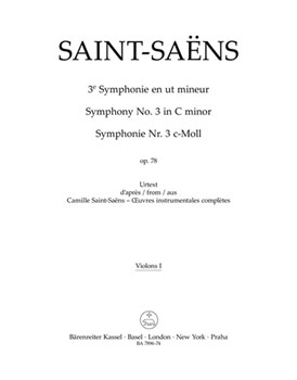 Symphony Nr. 3 C minor op. 78 by Saint-Saens Camille for
