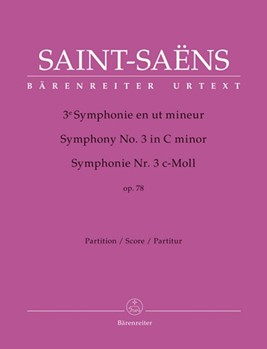Symphony Nr. 3 C minor op. 78 by Saint-Saens Camille for Fl1/Fl2/Fl