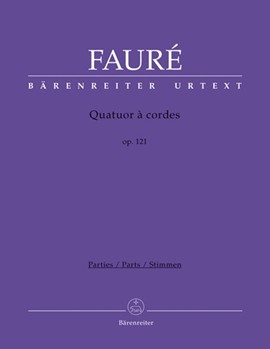 Quatuor Ó cordes / String Quartet op. 121 by Faure Gabriel for 2V/Va/Vc