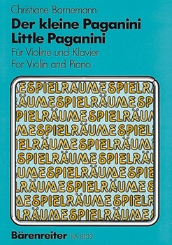 Little Paganini for Violin and Piano -Etudes for Children- by Bornemann Christian for V/Piano