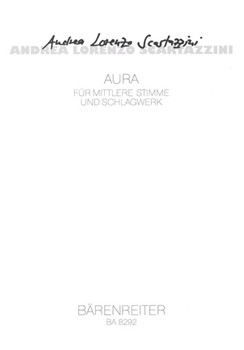 Aura fur mittlere Stimme und Schlagwerk (2000) by Scartazzini Andrea for miVoice/pe