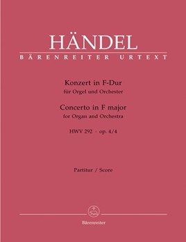 Concerto In F Major Opus 4 #4 by Handel George Frideric for Instrument and Organ (Op 4 / 4)