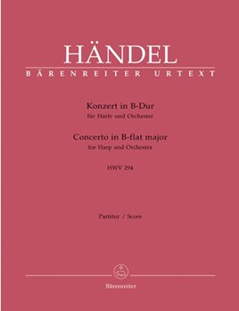 Concerto for Harp and Orchestra B-flat Major op. 4/6 HWV 294 by Handel George Frideric for Harp-Solo/