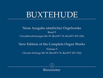 Complete Organ Works Volume 5 by Buxtehude Dietrich for Organ