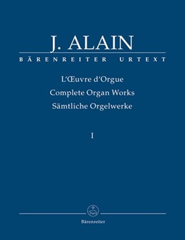 Works published or intended for publication during the composer's lifetime by Alain Jehan for Org