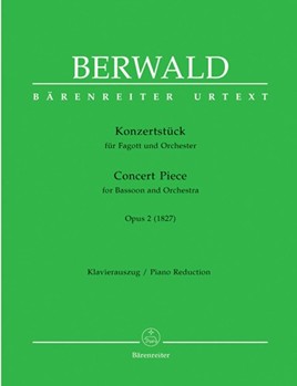 Concert Piece for Bassoon and Orchestra op. 2 by Berwald Franz - Topel Michael - for bassoon-so
