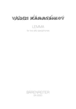 Lemma fur Alt-Saxophone (1997) by Karassikov Vadim for 2Sax-A