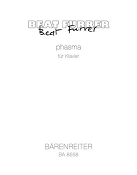 Phasma fur Klavier (2002) by Furrer Beat for Piano