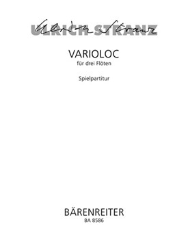 Varioloc fur drei Floten (1968) by Stranz Ulrich for 3Fl