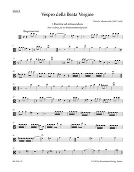 Vespro della Beata Vergine "Marienvesper" by Monteverdi Claudio for