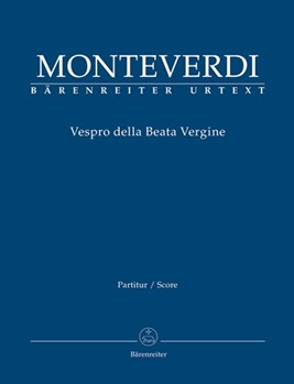 Vespro Della Beata Vergine by Monteverdi Claudio for Full Score
