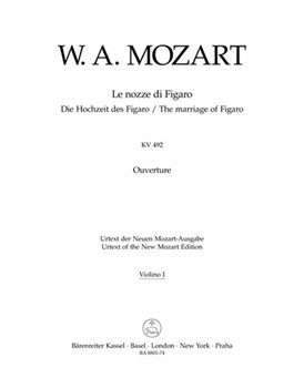 Le nozze di Figaro / The Marriage of Figaro K. 492 -Overture- by Mozart Wolfgang Amadeus for