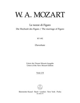 Le nozze di Figaro / The Marriage of Figaro K. 492 -Overture- by Mozart Wolfgang Amadeus for