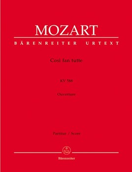Ouverture zu "Così fan tutte" KV 588 by Mozart Wolfgang Amadeus for Orch