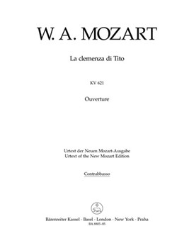La clemenza di Tito KV 621 -Ouverture- by Mozart Wolfgang Amadeus for