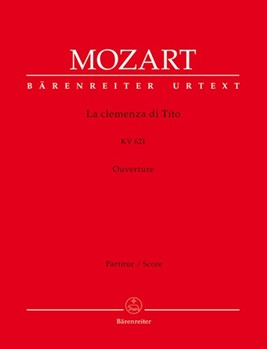 La clemenza di Tito KV 621 -Ouverture- by Mozart Wolfgang Amadeus for 2Fl/2Ob/2c