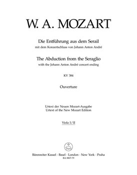 The Abduction from the Seraglio K. 384 -Overture with the Johann Anton Andre concert ending- by Mozart Wolfgang Amadeus for