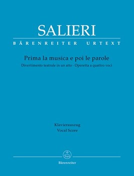 Prima la musica e poi le parole -Divertimento teatrale in one act- by Salieri Antonio - Muller Karl-Heinz - for 2SSolo/2BS