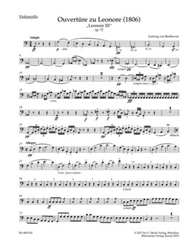 Leonore-Ouverture for Orchester Nr. 3 (1806) by Beethoven Ludwig van for