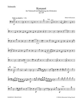 Concerto for Violoncello and Orchestra in A minor op. 129