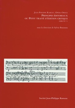 Principes editoriaux ou Petit traite d'edition critique by Rameau Jean-Philippe for