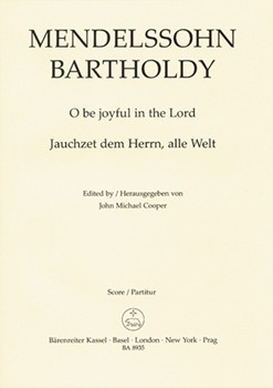 O be joyful in the Lord op. 69 by Mendelssohn Felix for Mixed Choir