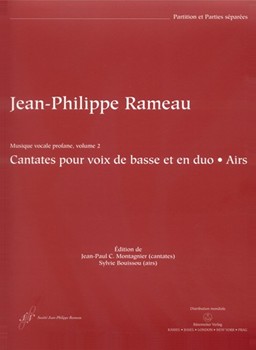 Cantates pour voix de basse et en duo Airs by Rameau Jean-Philippe for tVoice/hvo