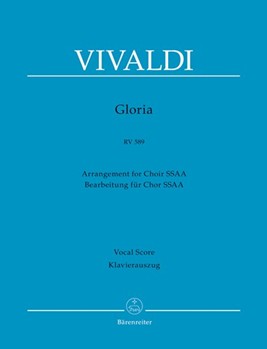 Gloria Rv 589 by Vivaldi Antonio Lucio - Bruno Malcolm - for SSAA