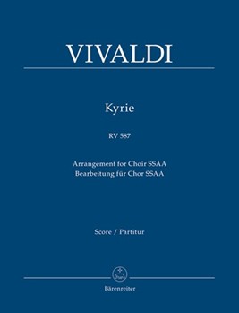 Kyrie RV 587 (Arrangement for Choir SSAA) by Vivaldi Antonio Lucio for SSolo/ASol