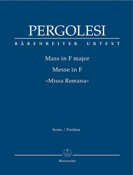 Mass F major "Missa Romana" by Pergolesi Giovanni Battista for 2Mixed cho