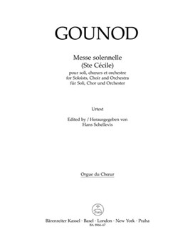Messe solennelle (Ste Cecile) for Soloists Choir and Orchestra by Gounod Charles for