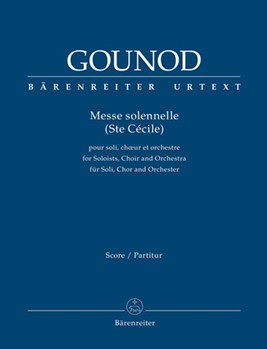 Messe solennelle (Ste Cecile) for Soloists Choir and Orchestra by Gounod Charles for SSolo/TSol