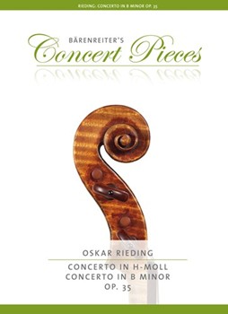 Concerto In B Minor Opus 35 by Rieding Oskar - Sassmannshaus Kurt - for Violin and Piano