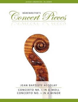 Concerto #1 In A Minor by Accolay Jean Baptiste - Sassmannshaus Kurt - for Violin and Piano