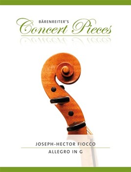 Allegro In G by Fiocco Joseph-Hector - Sassmannshaus Kurt - for Violin and Piano