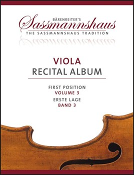 Viola Recital Album Volume 3 by for Viola