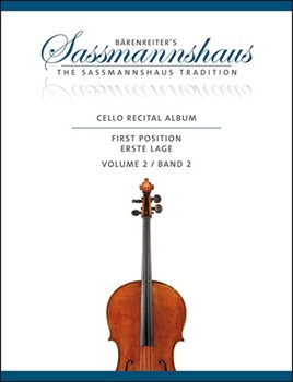 Cello Recital Album Volume 2 by - Sassmannshaus - for Cello and Piano