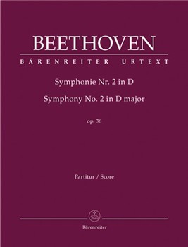 Symphony no. 2 D major op. 36 by Beethoven Ludwig van for Full Score