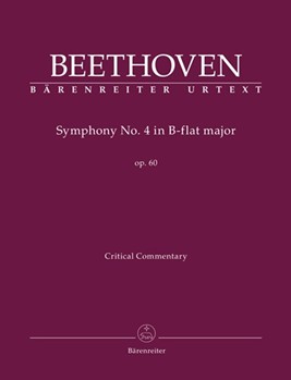 Symphony Nr. 4 B-flat major op. 60 by Beethoven Ludwig van for Critical Commentary