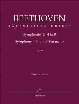 Symphony Nr. 4 B-flat major op. 60 by Beethoven Ludwig van for Full Score